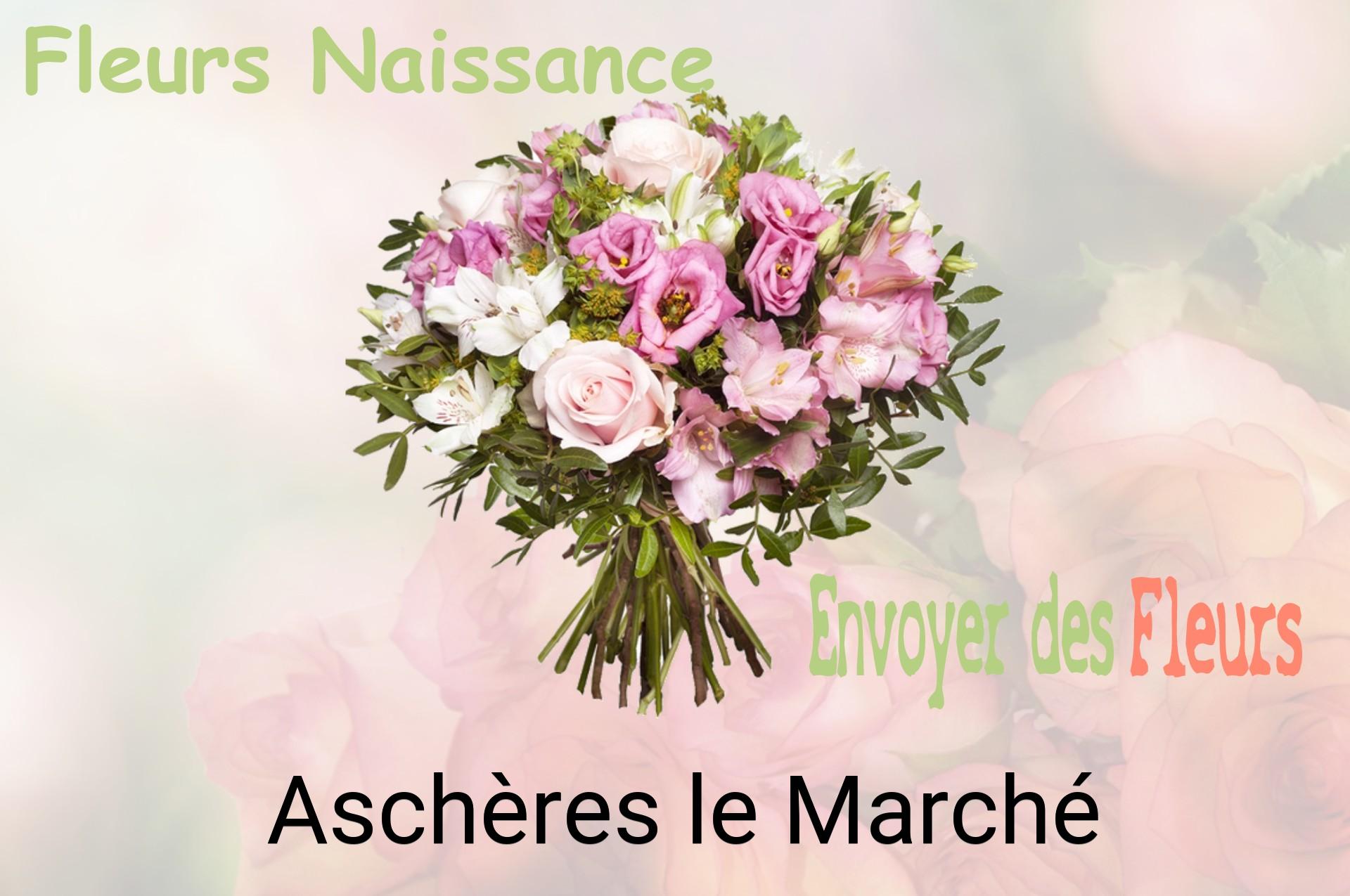 Bouquet de fleurs de naissance livré à Aschères-le-Marché
